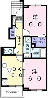 セントラル三田【1階】の間取り