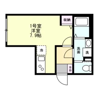 ベイルームステラ橋本【1階】の間取り