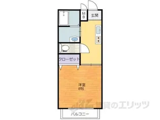 バンクーバー長田【2階】の間取り