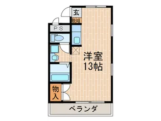 アルテミス大久保【4階】の間取り