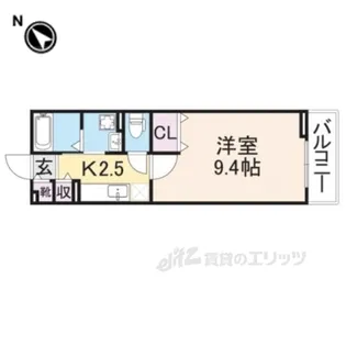カーサプラシード【1階】の間取り