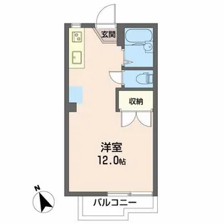 グリーンヴィラ平野 A【2階】の間取り