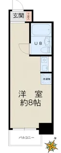 グローリア後楽園【3階】の間取り