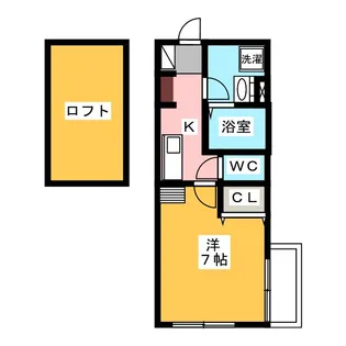 Bijoux Deux大倉山【1階】の間取り