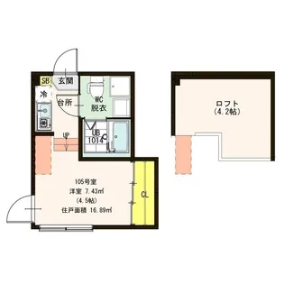 ハーモニーテラス柴又III【1階】の間取り