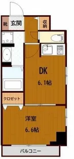 パルス小岩アネスタージュ【8階】の間取り