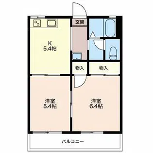 メゾン ド さくら【2階】の間取り