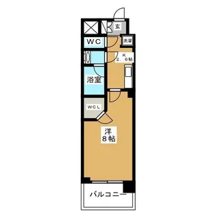ブランシエスタ泉【5階】の間取り