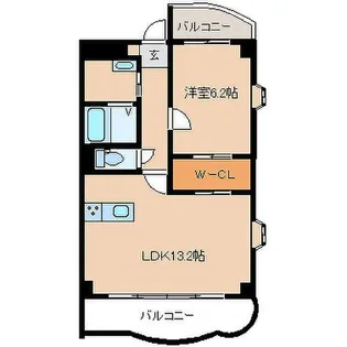 シェル・エトワレ【4階】の間取り