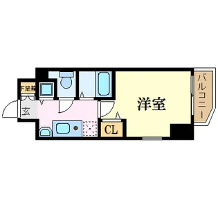 プレサンス堺筋本町フィリア【7階】の間取り
