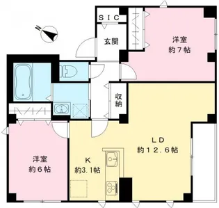Lien garden(リアンガーデン)【3階】の間取り