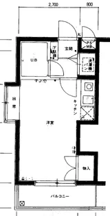 日神パレス桜上水【1階】の間取り