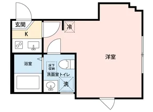 アルバ西新井【1階】の間取り