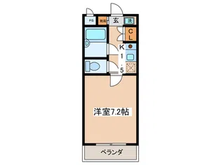 ハイヴィラ東海【4階】の間取り