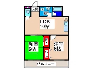 メルヴェイユ【4階】の間取り