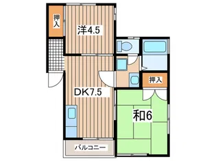エスポア24【2階】の間取り