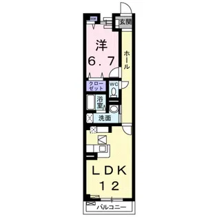 ピュアハウス【1階】の間取り