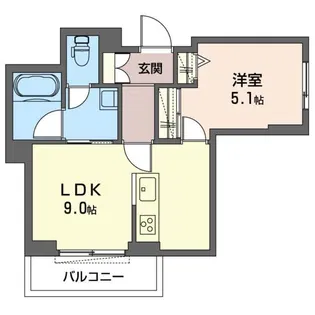 レガート【3階】の間取り