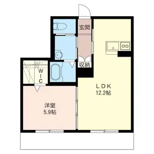 Prendre(プランドール) II【1階】の間取り