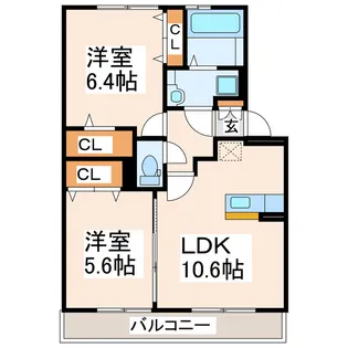 ルミエールハウス【3階】の間取り