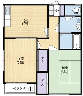 ベルメゾンII【2階】の間取り