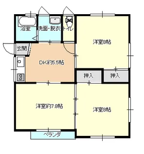 メゾン谷藤F【2階】の間取り