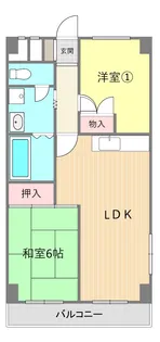 ■弊社管理物件■短期・ペット・事務所・店舗相談♪ベルテ川越【3階】の間取り