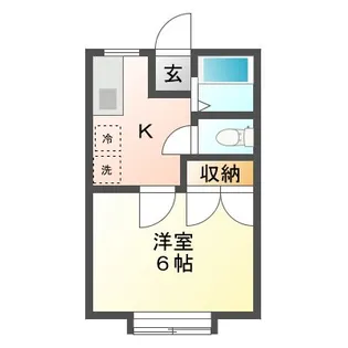 プレステージ飯坂3【1階】の間取り