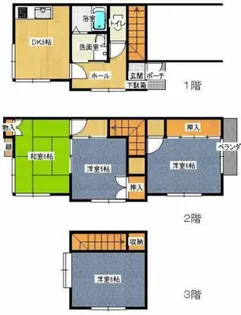 広島県広島市安芸区船越2【一戸建】の間取り