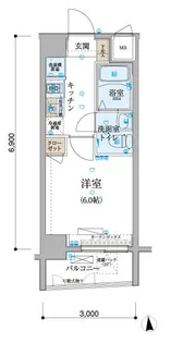 東京都中野区中野2【マンション】の間取り