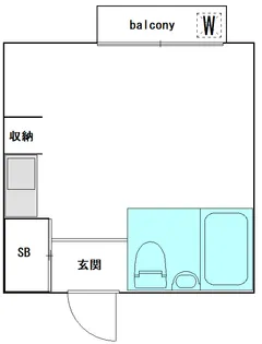 東京都中野区中央5【マンション】の間取り