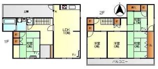 広島県呉市阿賀中央6【一戸建】の間取り