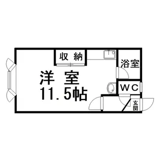 エーハイム【2階】の間取り
