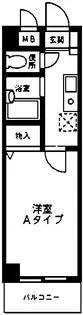 ジュネス牛久保【4階】の間取り
