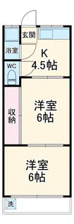 レイクビル【3階】の間取り