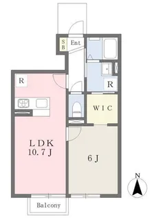SKY BLUE(スカイブルー)本館 A棟【1階】の間取り