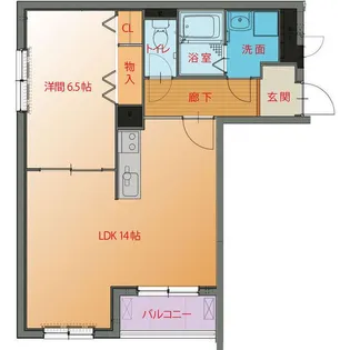 ハートフルマンション Quatro【1階】の間取り