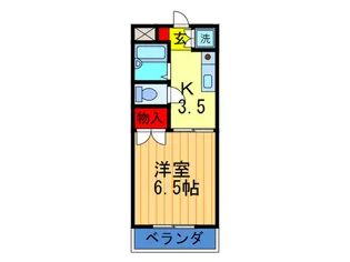 1Kの間取り画像
