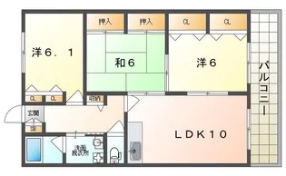 VIO東中野【3階】の間取り