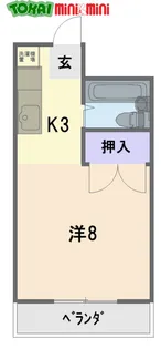 スターハイツ学園前【2階】の間取り