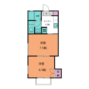 ドミール松村【2階】の間取り
