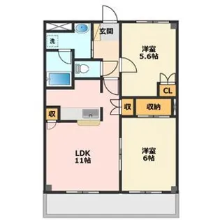 アメニティパークC【3階】の間取り