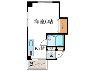 ハイジイホフ北白川【3階】の間取り
