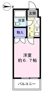 片山グリーンハイツ【1階】の間取り