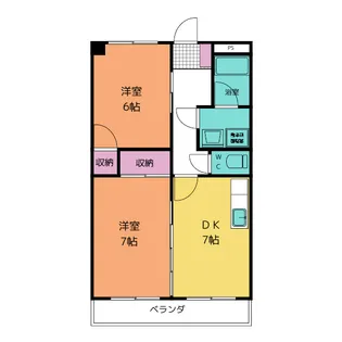 エステート南山 TS‐2【2階】の間取り