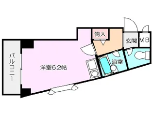 フレア新大阪【4階】の間取り