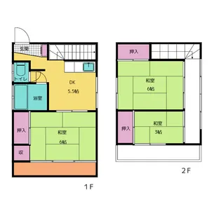 千葉県船橋市旭町6【一戸建】の間取り