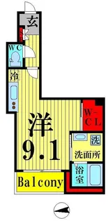 Ca’Preziosa【2階】の間取り