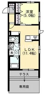 カント東船橋【1階】の間取り