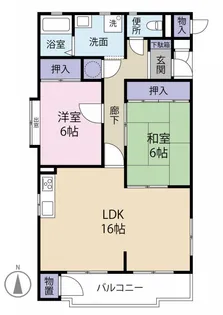 ミュールパレ【3階】の間取り